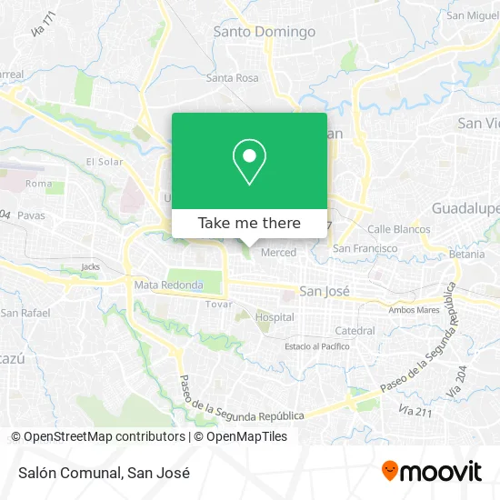 Mapa de Salón Comunal