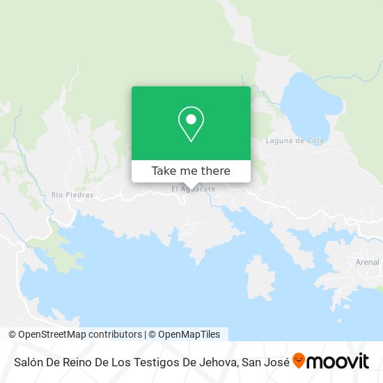 Salón De Reino De Los Testigos De Jehova map