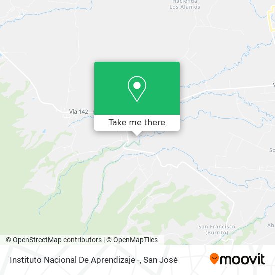 Instituto Nacional De Aprendizaje - map