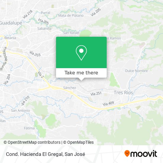 Mapa de Cond. Hacienda El Gregal