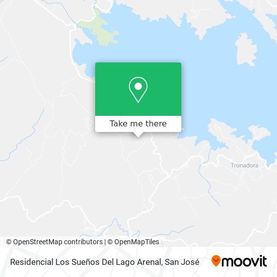 Residencial Los Sueños Del Lago Arenal map