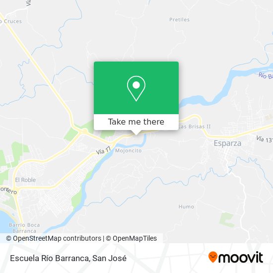 Escuela Río Barranca map