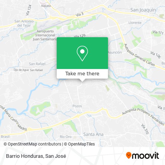 Mapa de Barrio Honduras