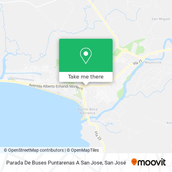 How to get to Parada De Buses Puntarenas A San Jose by Bus