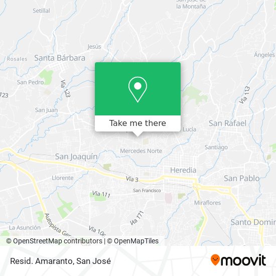 Mapa de Resid. Amaranto