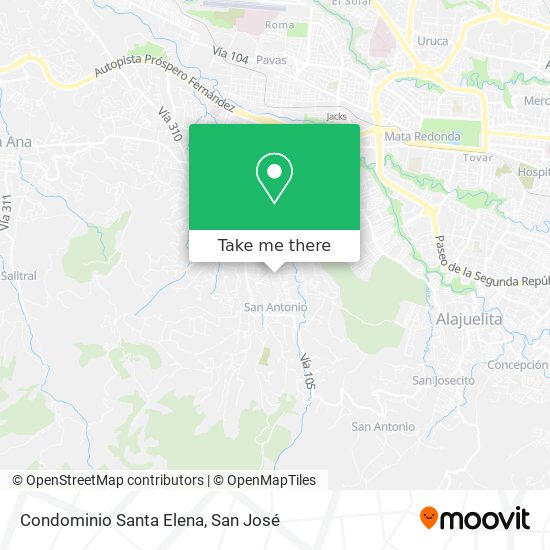 Condominio Santa Elena map
