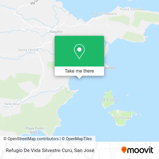Refugio De Vida Silvestre Curú map