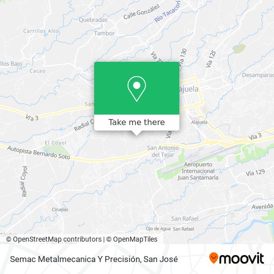 Mapa de Semac Metalmecanica Y Precisión