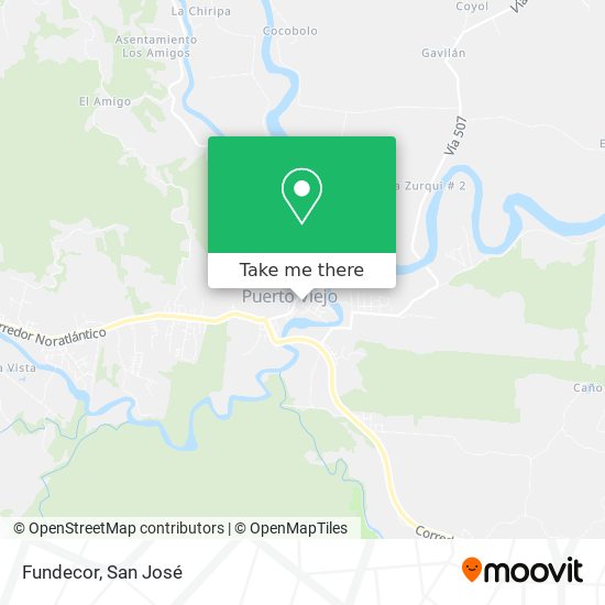 Mapa de Fundecor