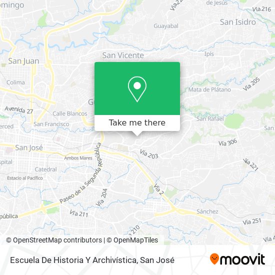 Escuela De Historia Y Archivística map