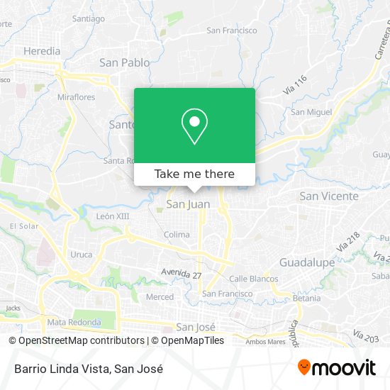 Barrio Linda Vista map