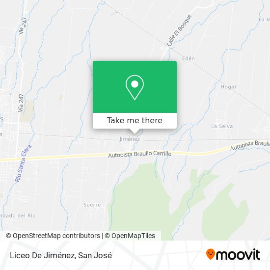 Mapa de Liceo De Jiménez
