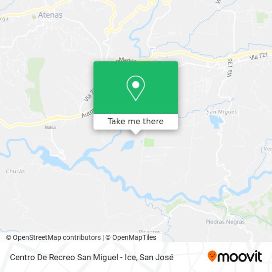 Mapa de Centro De Recreo San Miguel - Ice
