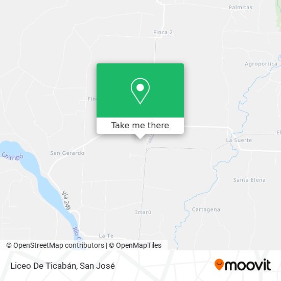 Liceo De Ticabán map