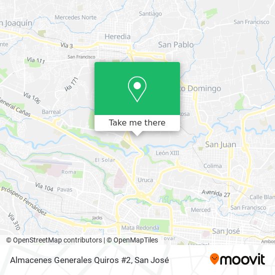 Almacenes Generales Quiros #2 map