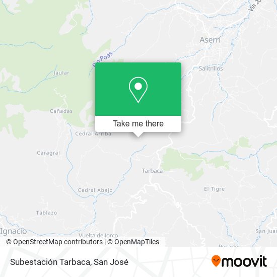 Subestación Tarbaca map