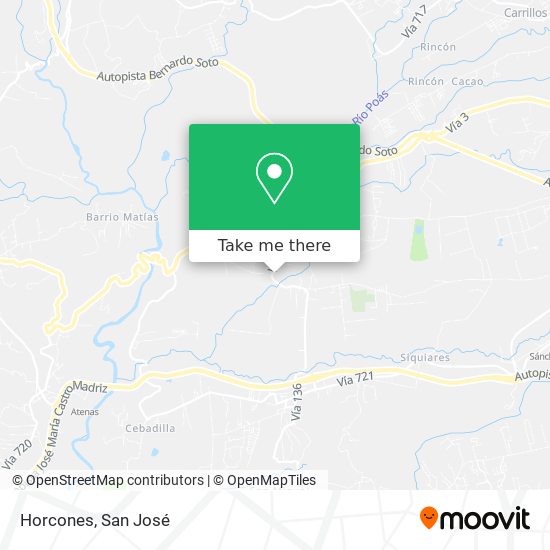 Mapa de Horcones