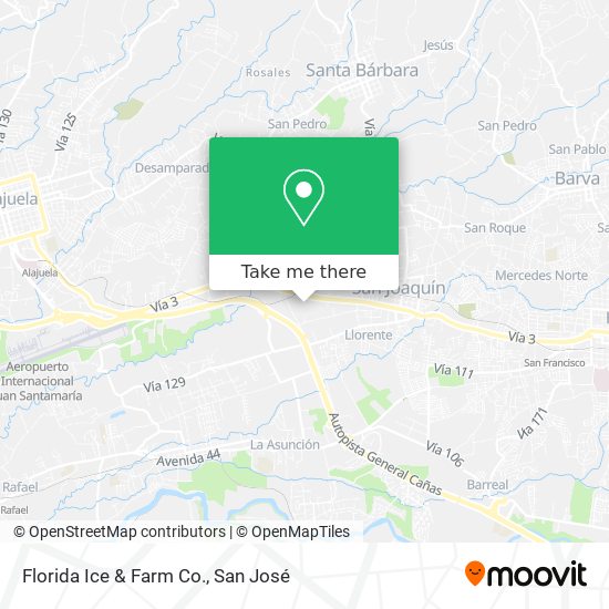 Mapa de Florida Ice & Farm Co.
