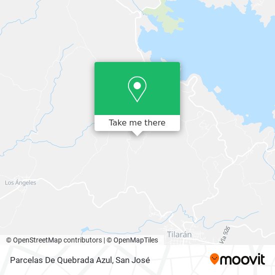 Parcelas De Quebrada Azul map