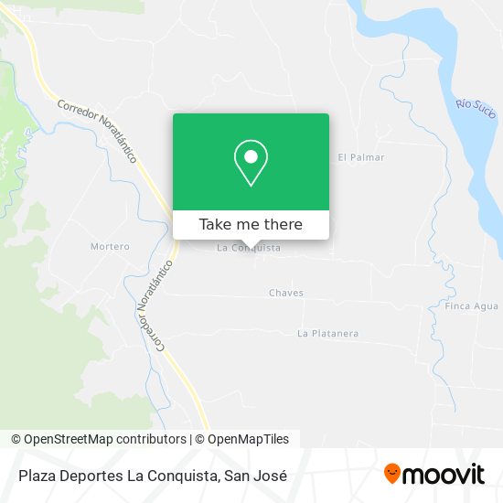 Mapa de Plaza Deportes La Conquista