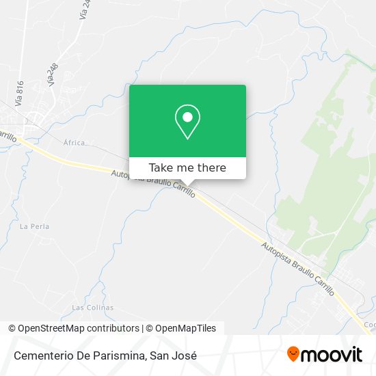 Mapa de Cementerio De Parismina