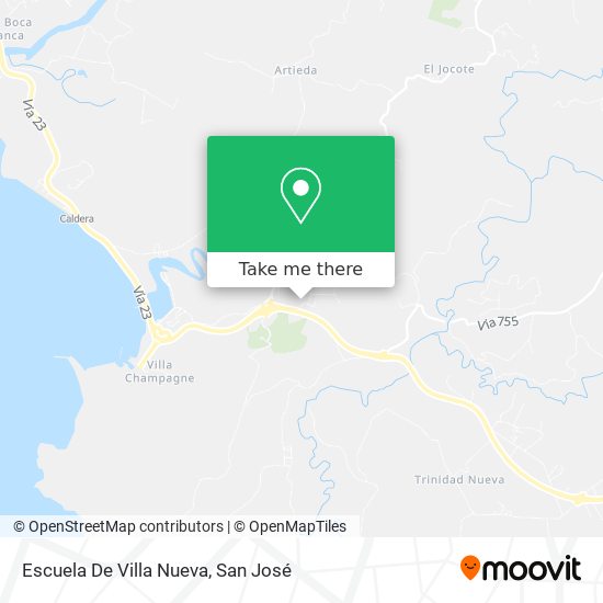 Escuela De Villa Nueva map