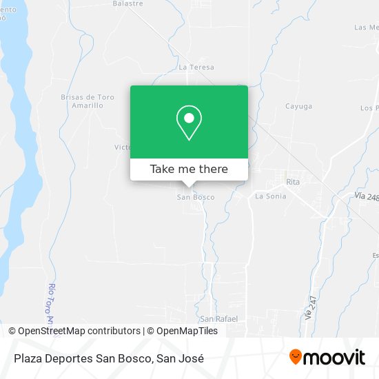 Plaza Deportes San Bosco map