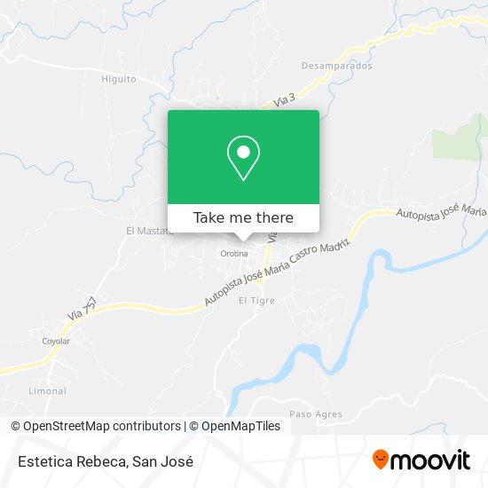 Mapa de Estetica Rebeca