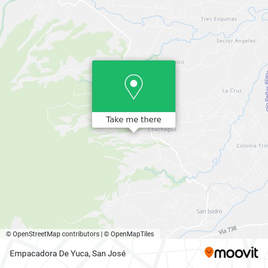Mapa de Empacadora De Yuca