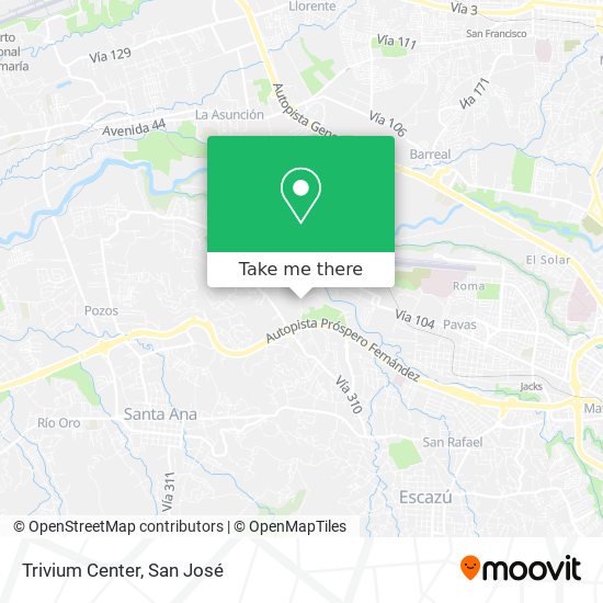 Trivium Center map