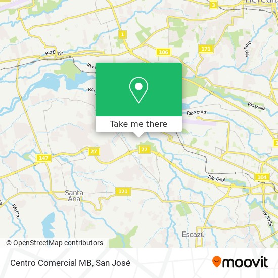 Centro Comercial MB map