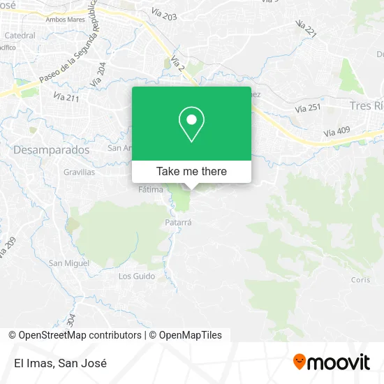 Mapa de El Imas