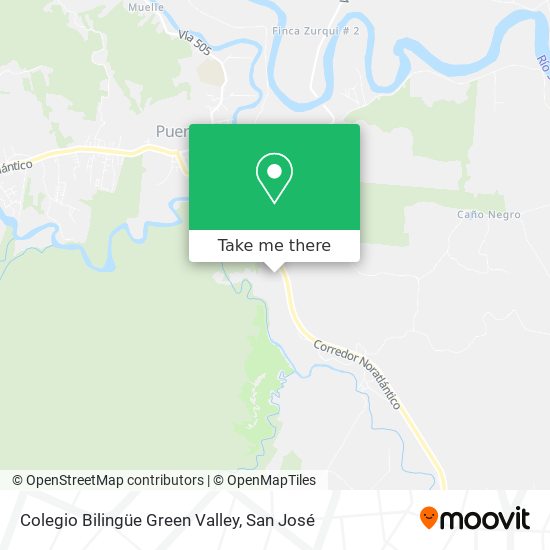 Colegio Bilingüe Green Valley map