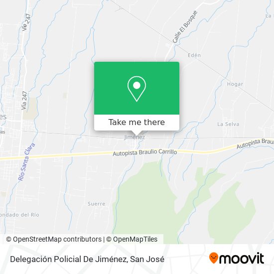 Delegación Policial De Jiménez map