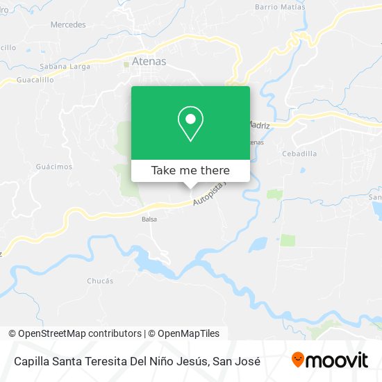 Mapa de Capilla Santa Teresita Del Niño Jesús