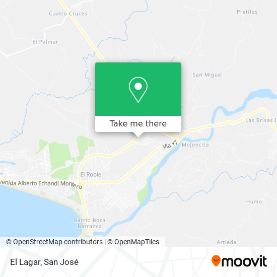 Mapa de El Lagar