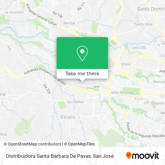 Distribuidora Santa Bárbara De Pavas map