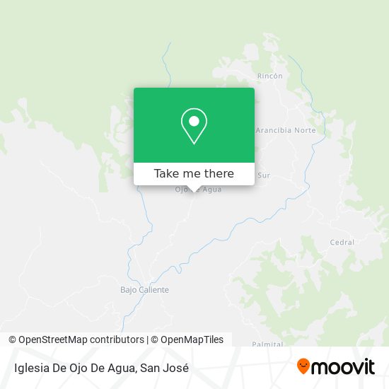 Mapa de Iglesia De Ojo De Agua