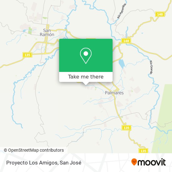 Proyecto Los Amigos map