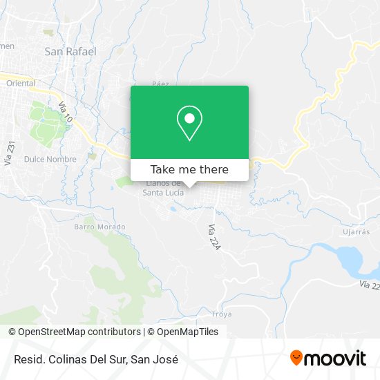 Resid. Colinas Del Sur map