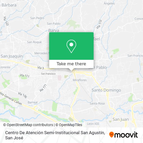 Centro De Atención Semi-Institucional San Agustín map