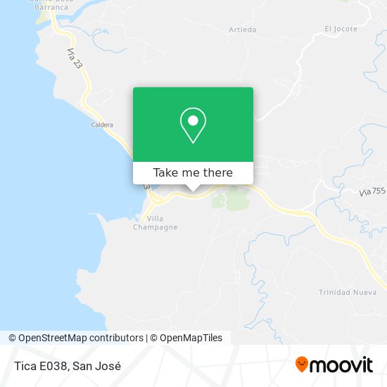 Mapa de Tica E038