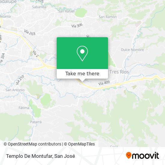 Templo De Montufar map