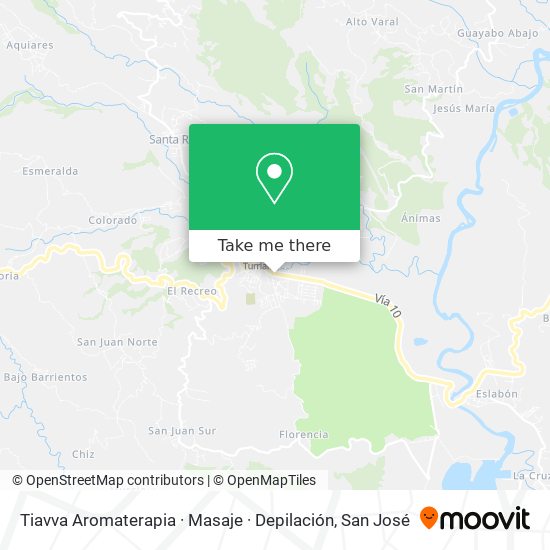 Tiavva Aromaterapia · Masaje · Depilación map