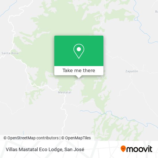 Villas Mastatal Eco Lodge map