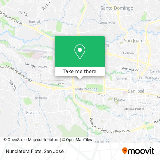 Mapa de Nunciatura Flats
