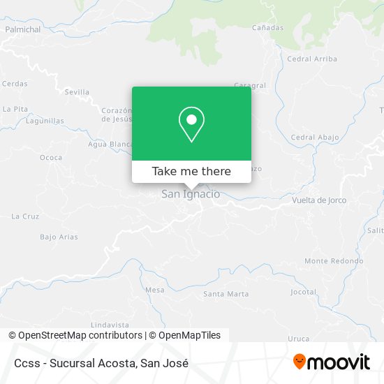 Ccss - Sucursal Acosta map