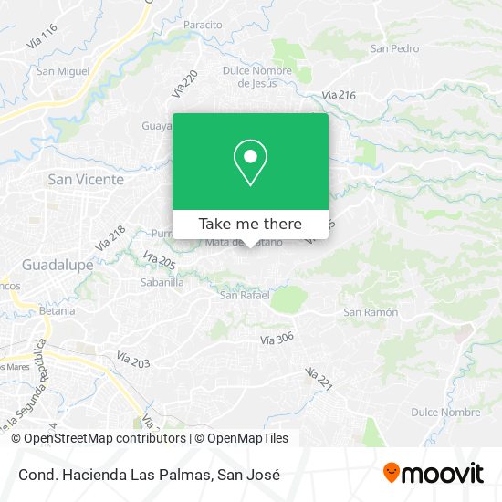 Cond. Hacienda Las Palmas map