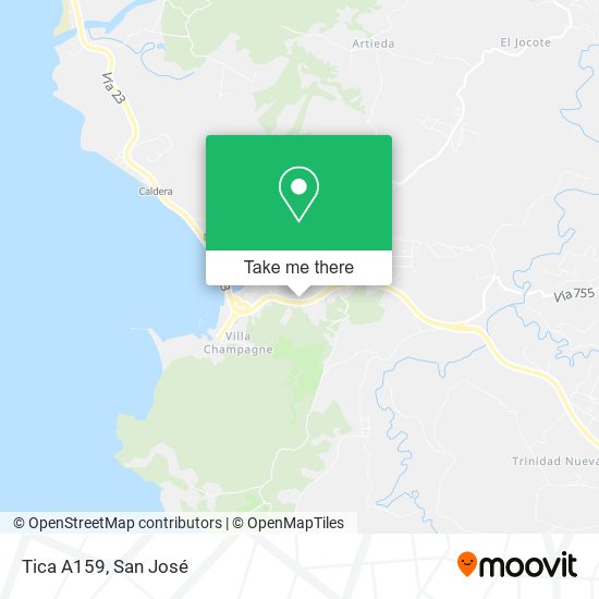 Mapa de Tica A159