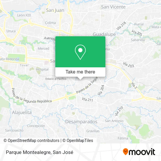 Mapa de Parque Montealegre